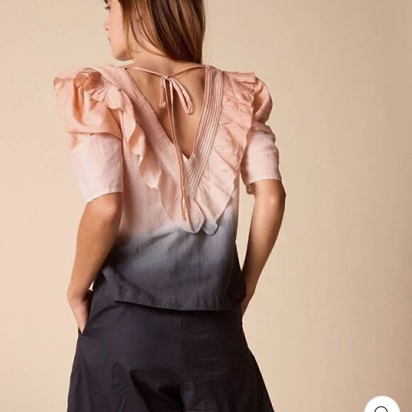 St Roche Sabina top in yellow/ blue New - Picture 4 of 8